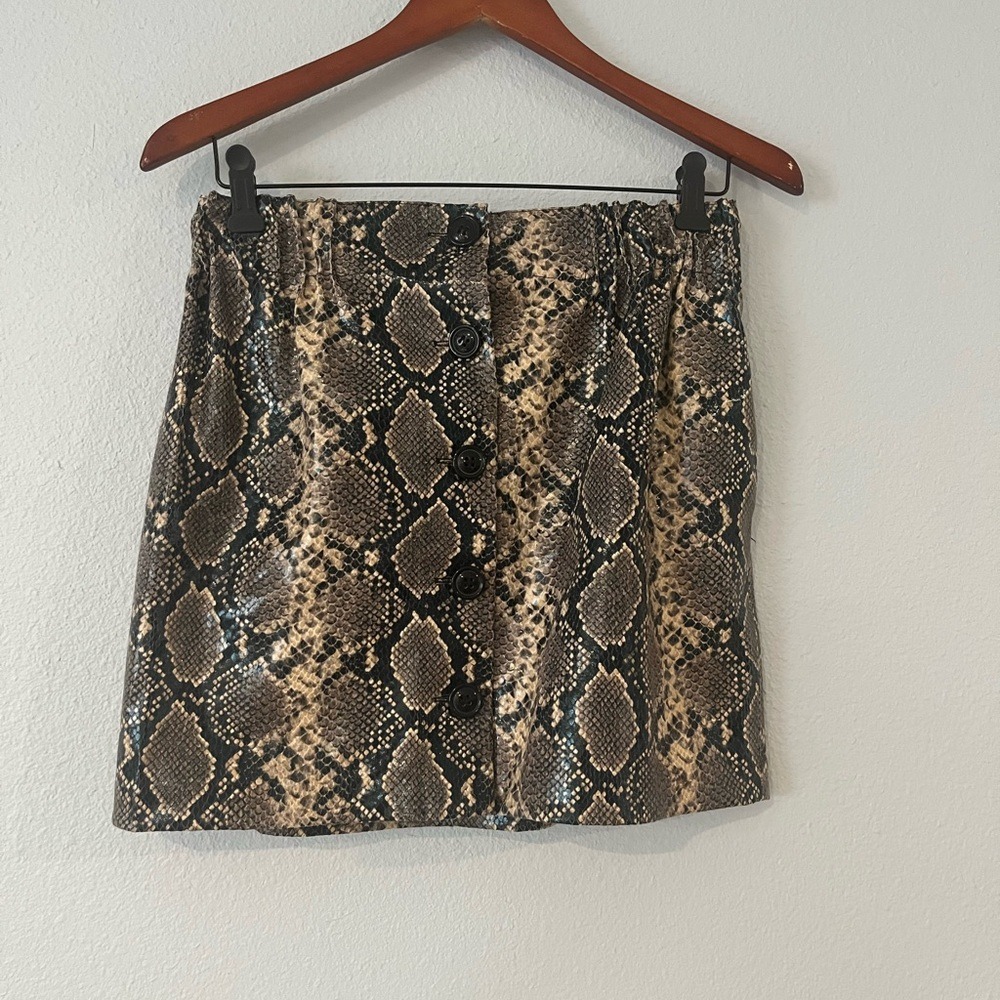 Zara Leather Skirt new without tags