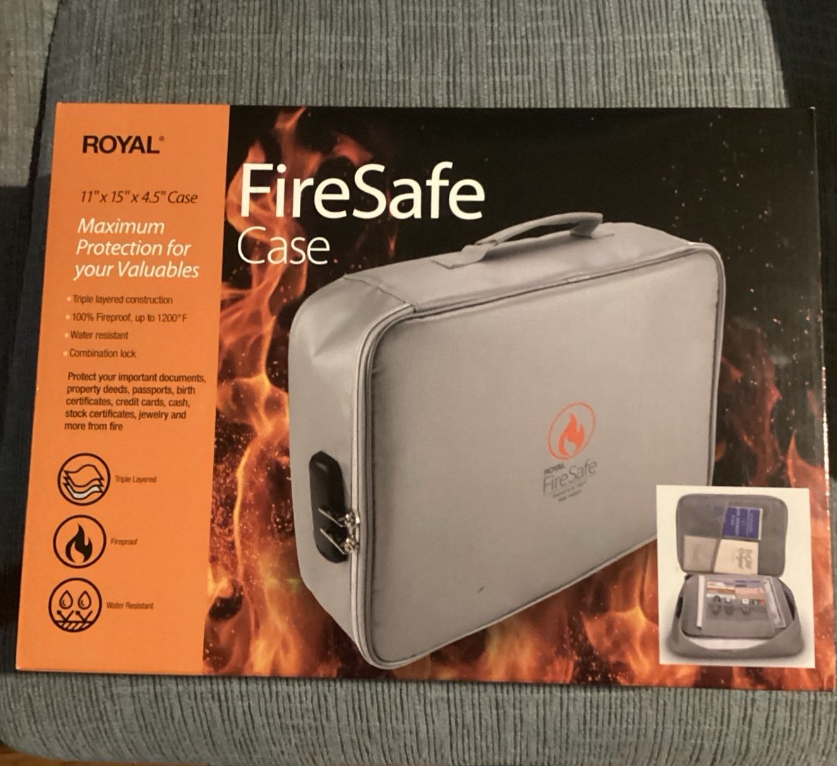 Royal FireSafe Case {BRAND NEW}