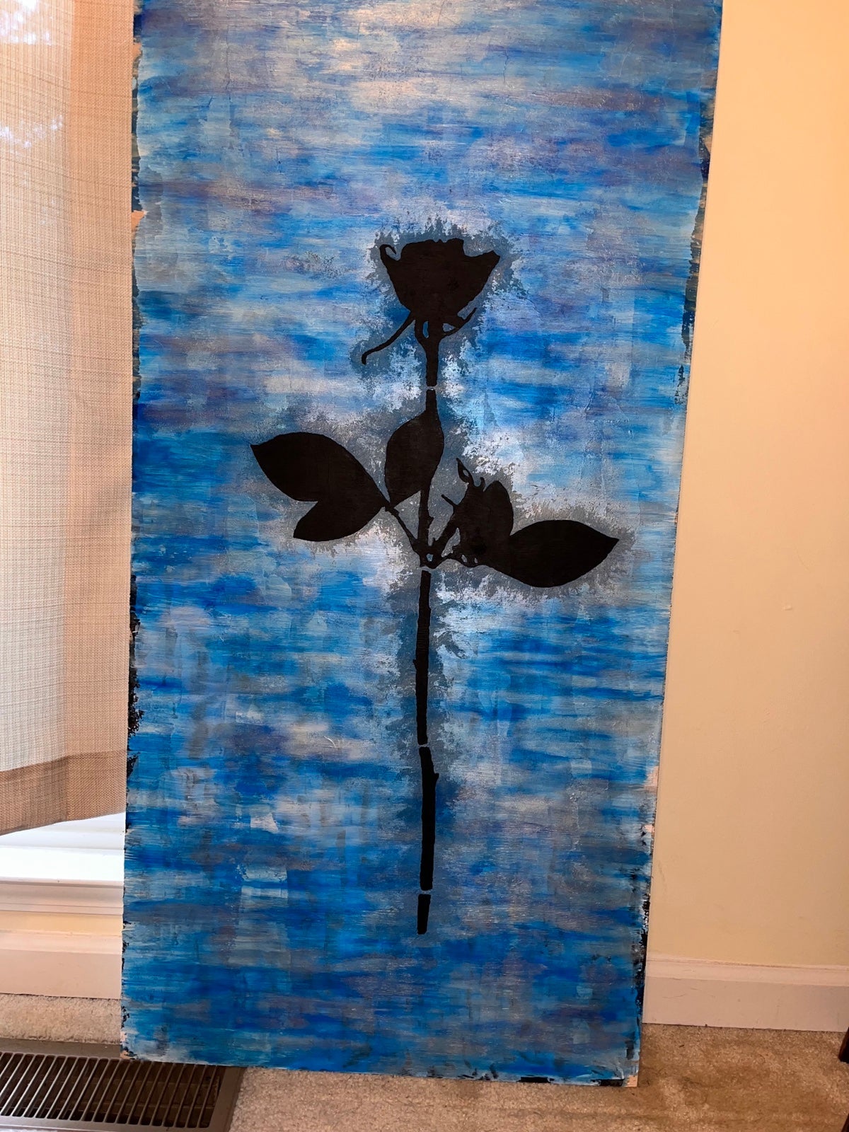 Depeche Mode Violator Rose - Custom Painting
