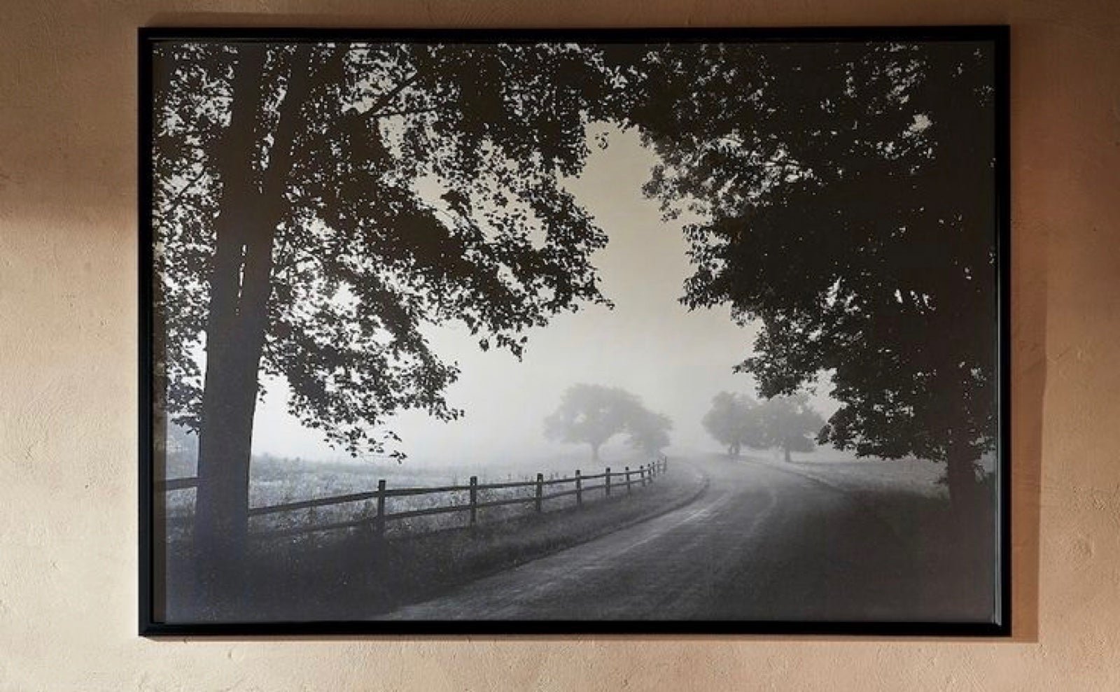 IKEA BJORKSTA Misty Country Road 78 ¾ x 55 (Frame Not Included) 305.004.83