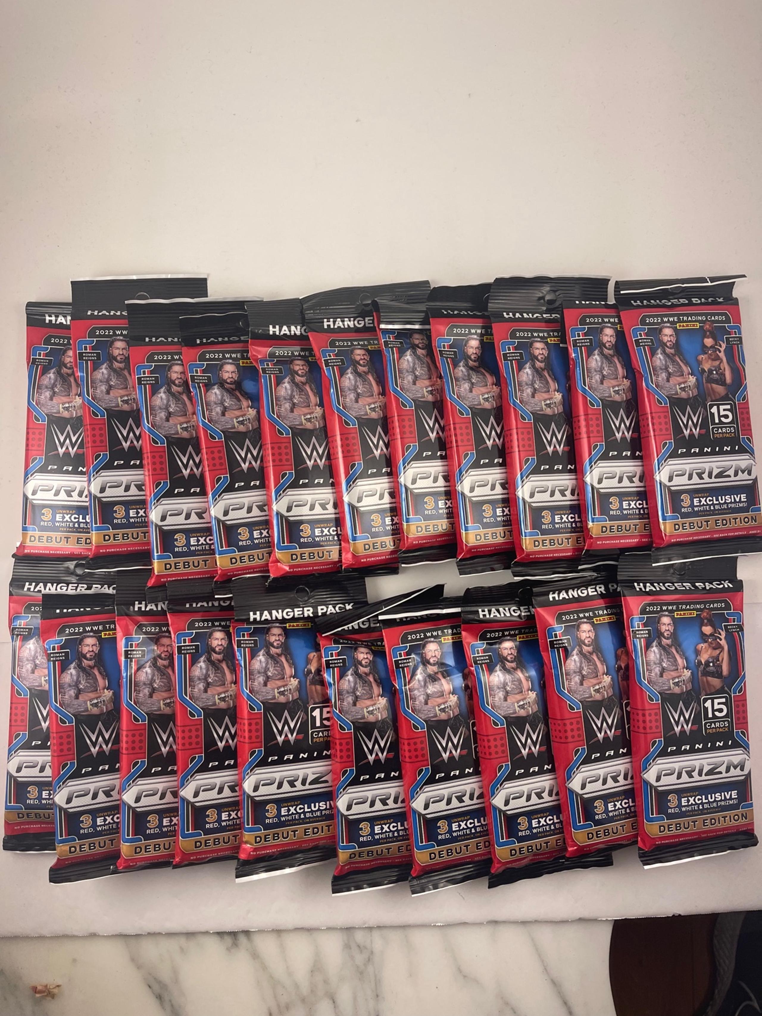 WWE Panini Prizm Fat Pack Bundle (21 packs)