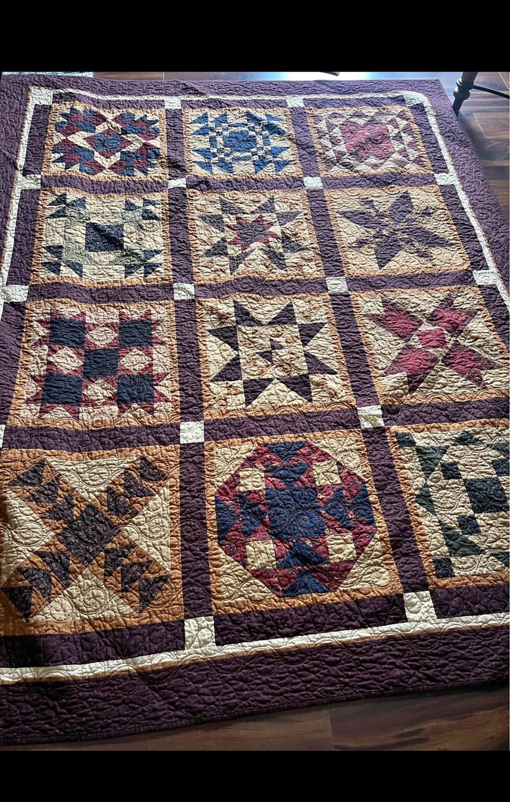 Quilt Handmade 68x86 professionally quilted