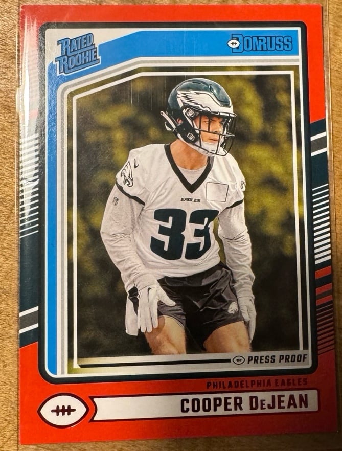 Cooper DeJean rated rookie red