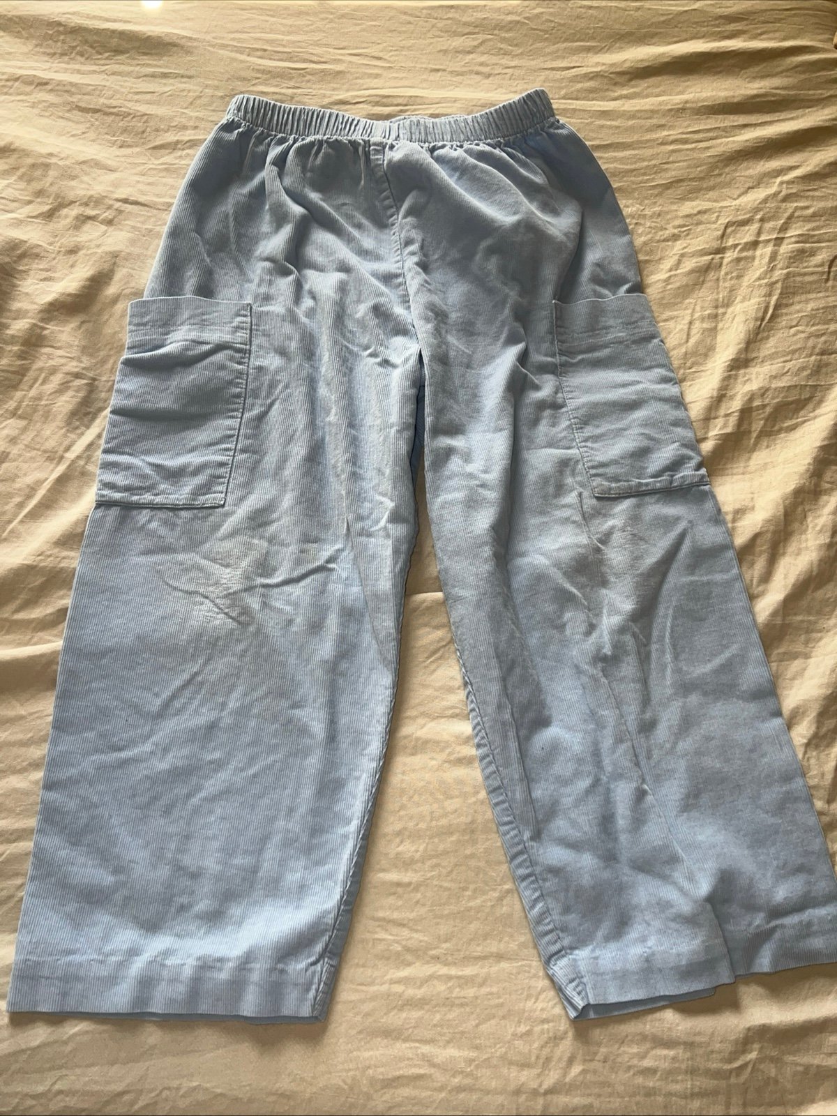 Pant Bella Bliss class baby blue pull on pants classic Corduroy Pockets Size 6