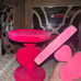 Velvet Heart Pedestal Bath and Velvet Heart Pedestal Bath and Body Works x2✨HTF✨