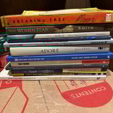 Lot of Christian books and bible studies