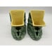 McCoy Vintage USA Tulip Bookends/Vase/Planter MCM Collectible Set of Two