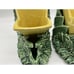 McCoy Vintage USA Tulip Bookends/Vase/Planter MCM Collectible Set of Two