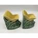 McCoy Vintage USA Tulip Bookends/Vase/Planter MCM Collectible Set of Two