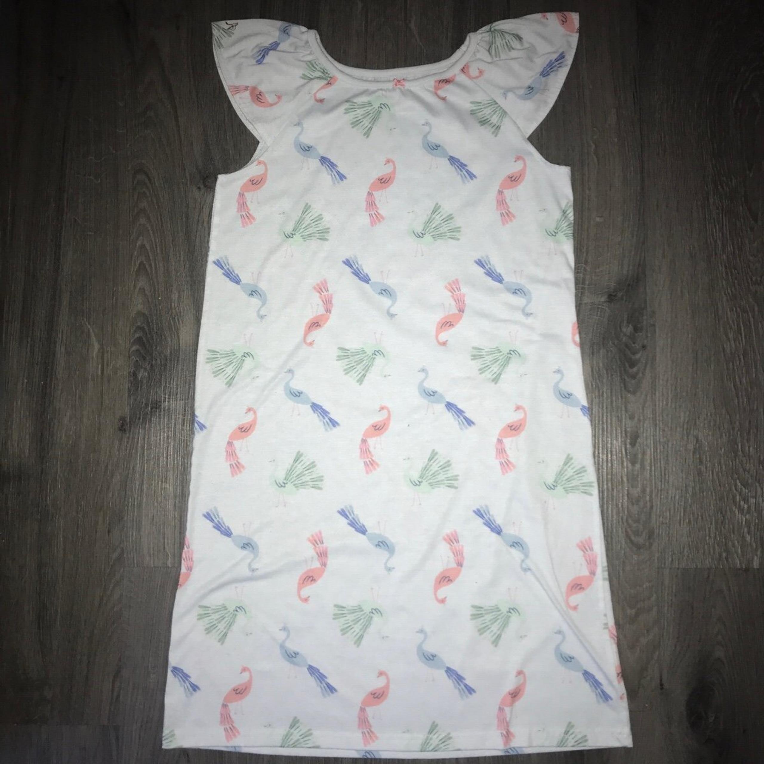 Carter’s; Girls (Large 12/14) Colorful Peacock Nightgown