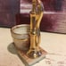 Vintage Mini Oak 22k Gold Planter