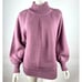 Rolando Knitwear Peru Alpaca Sweater Balloon Long Sleeve Women M EUC High Neck