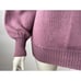 Rolando Knitwear Peru Alpaca Sweater Balloon Long Sleeve Women M EUC High Neck