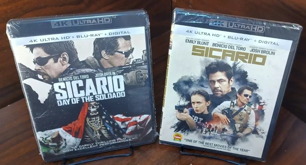 Sicario 1 + 2 (4K+Blu-ray) Brand NEW (Sealed) Free Shipping with Tracking!