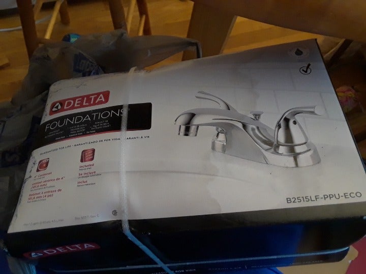 Delta Foundations Bathroom Faucet B2515LF-PPU-ECO