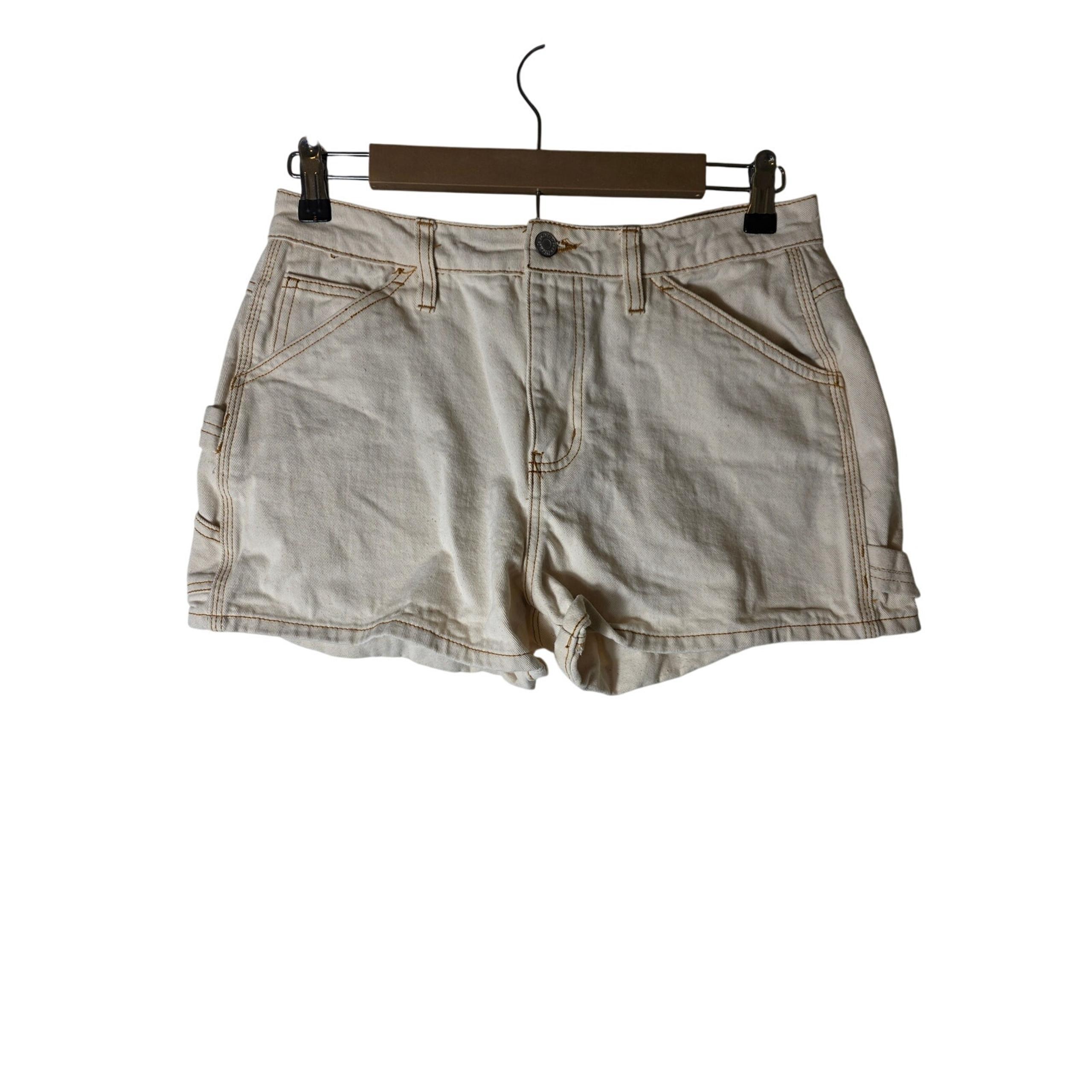 DICKIES Tan Classic Painter's Utility Casual Denim Shorts SZ 7/28