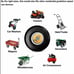 1 New 11x4.00-5 Flat-Free Tire