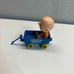 Peanuts Charlie Brown In Wagon Vintage Metal Design Snoopy Blue Toy Classic