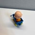 Peanuts Charlie Brown In Wagon Vintage Metal Design Snoopy Blue Toy Classic