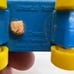 Peanuts Charlie Brown In Wagon Vintage Metal Design Snoopy Blue Toy Classic