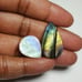 Labradorite & Rainbow Pear Shape Cabochon-LRL-01-9