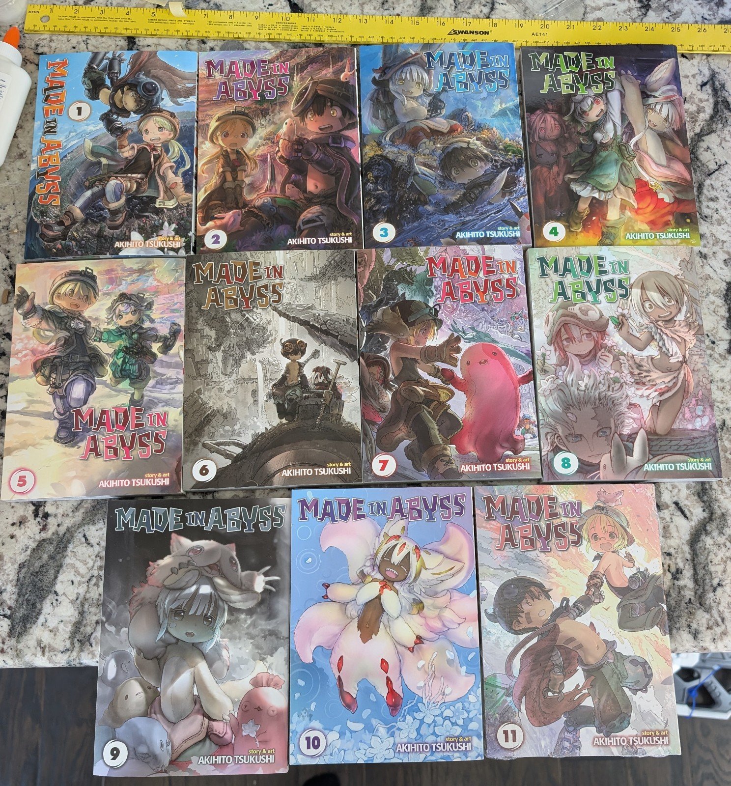 Made In Abyss by Akihito Tsukushi Manga Lot Volumes 1 Through 11 ENGLISH