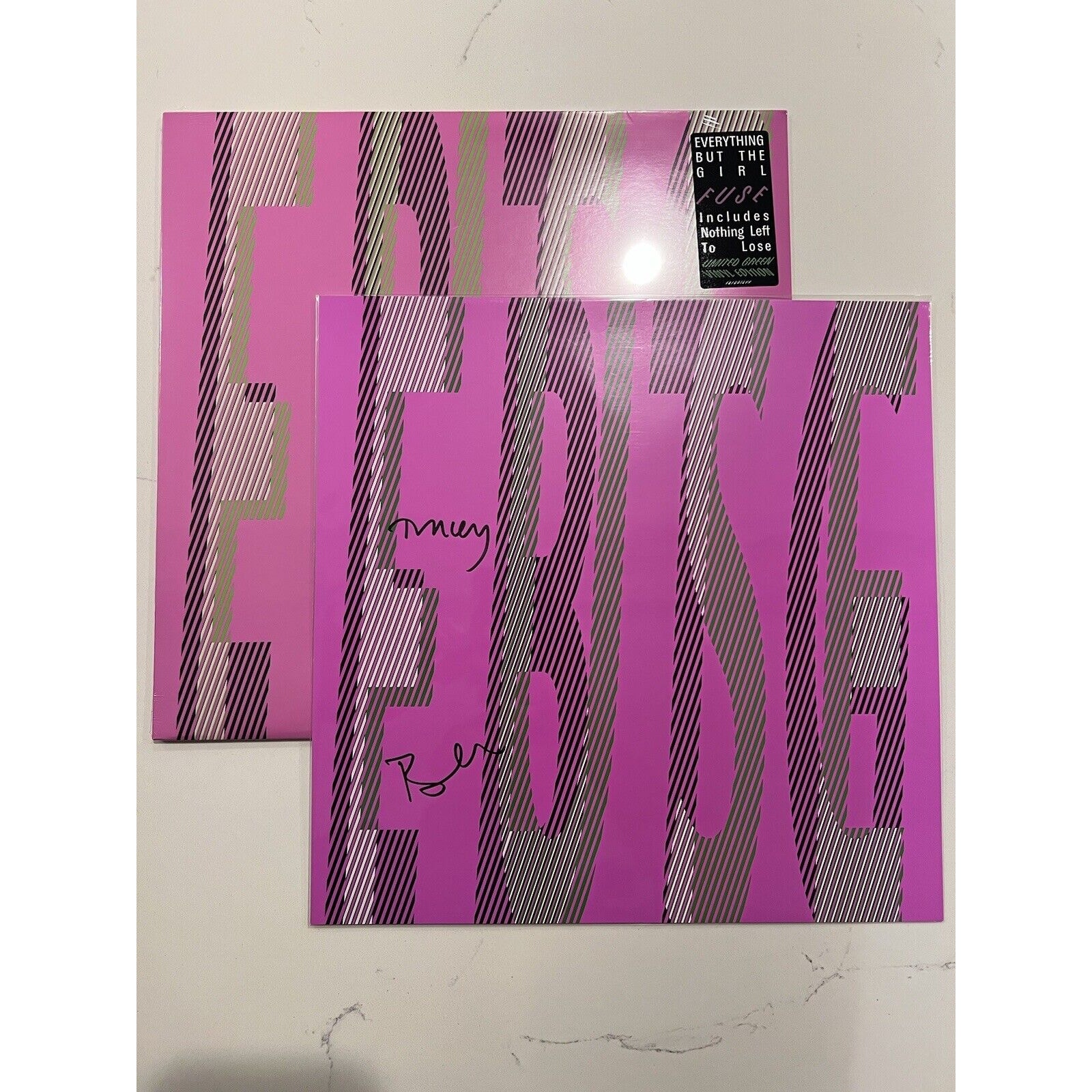 Everything But The Girl - FUSE Limited Forest Green VINYL+ SIGNED Print 500 only