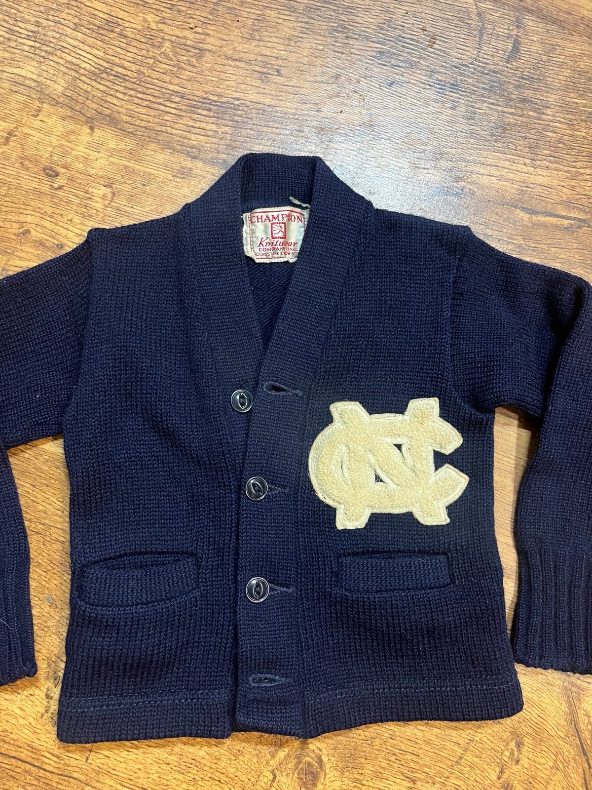 Vintage wool NC toddler cardigan size 2/3 year