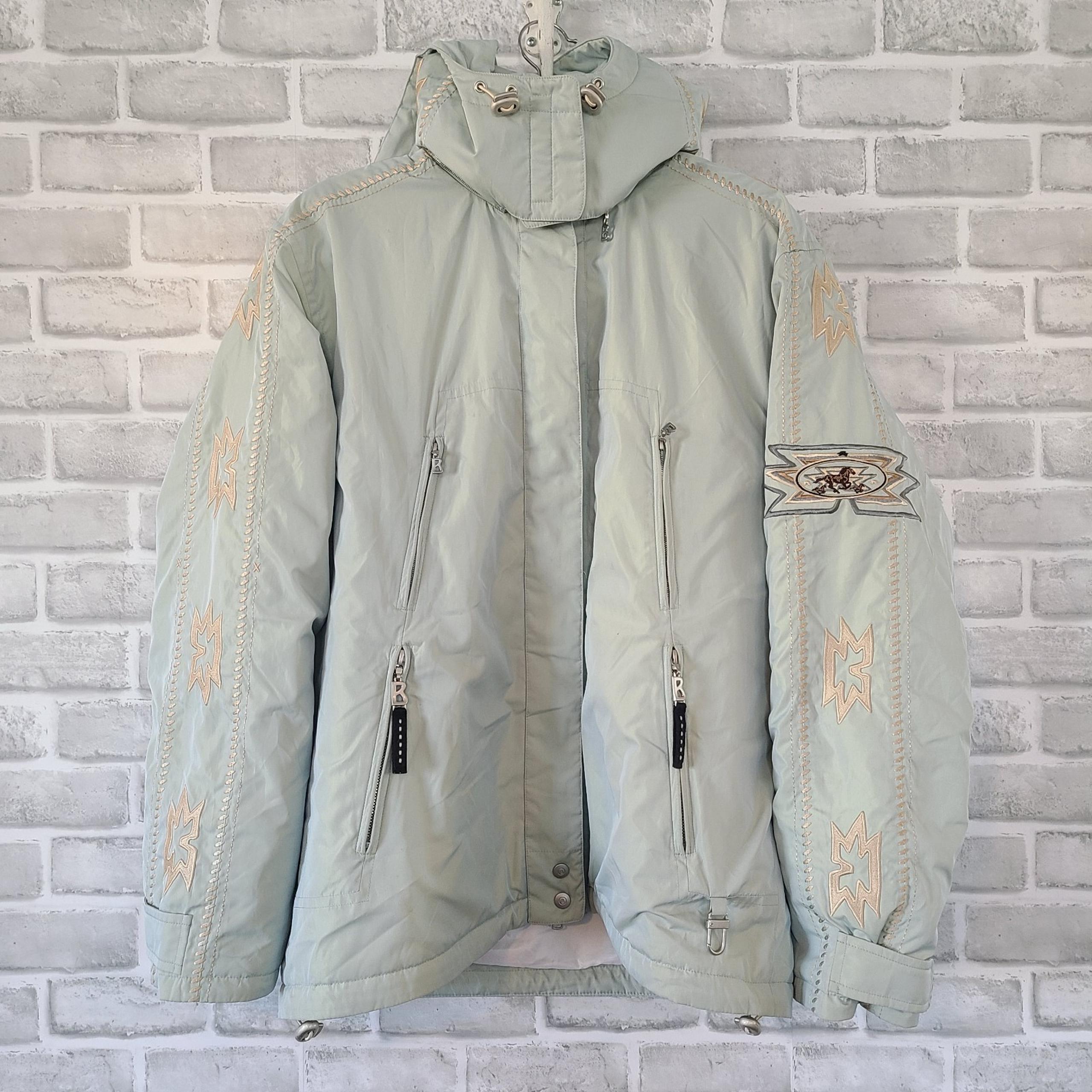 Bogner Coat Ski Parka Southwest Horse Equestrian Embroidered Womens 12 Western
