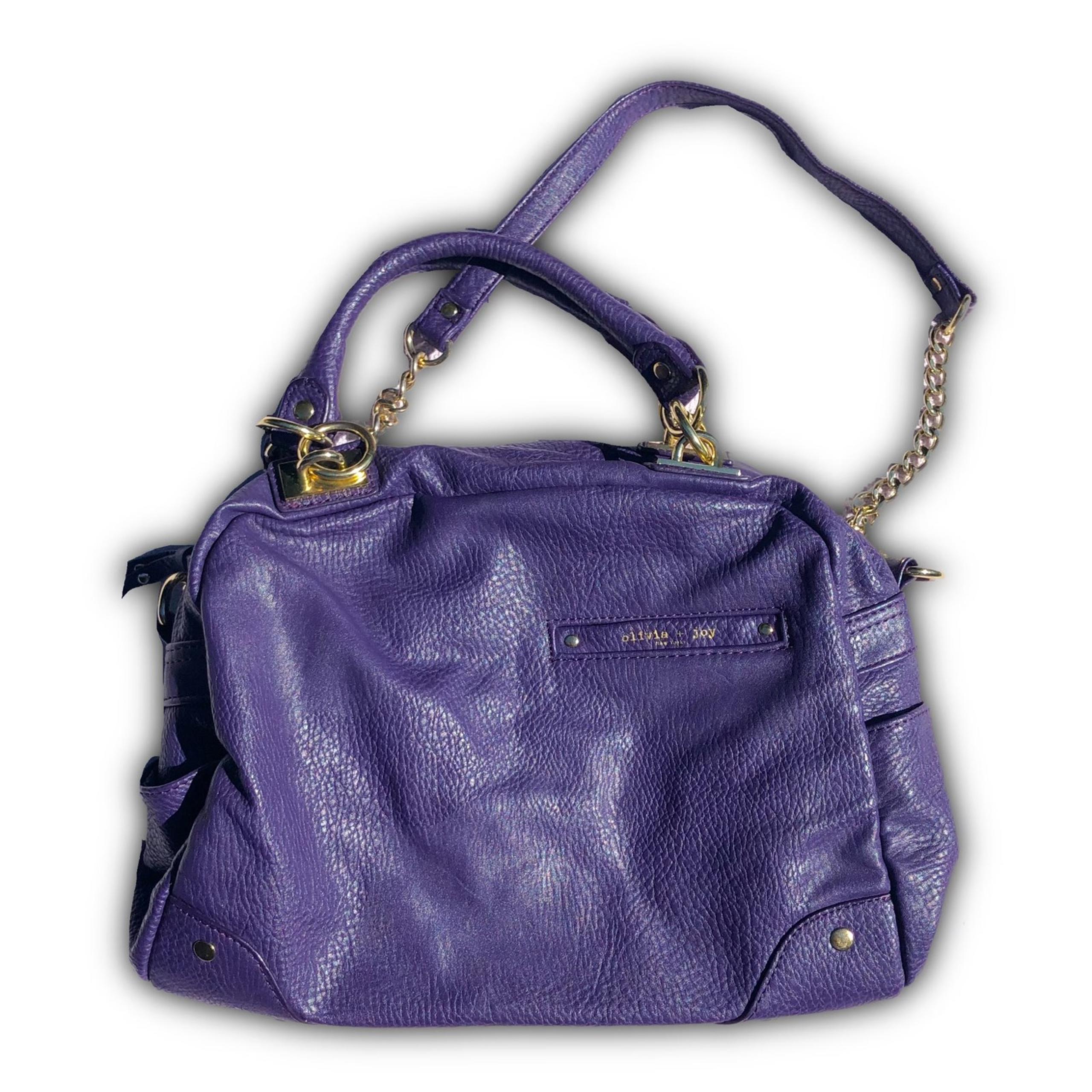 Olivia + Joy Purple Handbag Crossbody Shoulder Purse