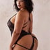 Torrid Black Lace Up Harness Bodysuit