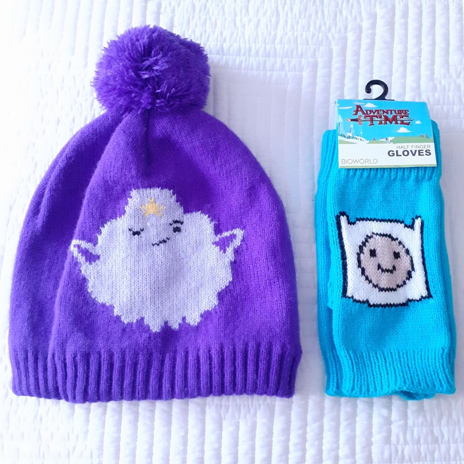 Lumpy Space Princess Hat & Finn Gloves Set