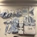 goody loveshackfancy blue bundle- everblooming rosettes and blue english ivy