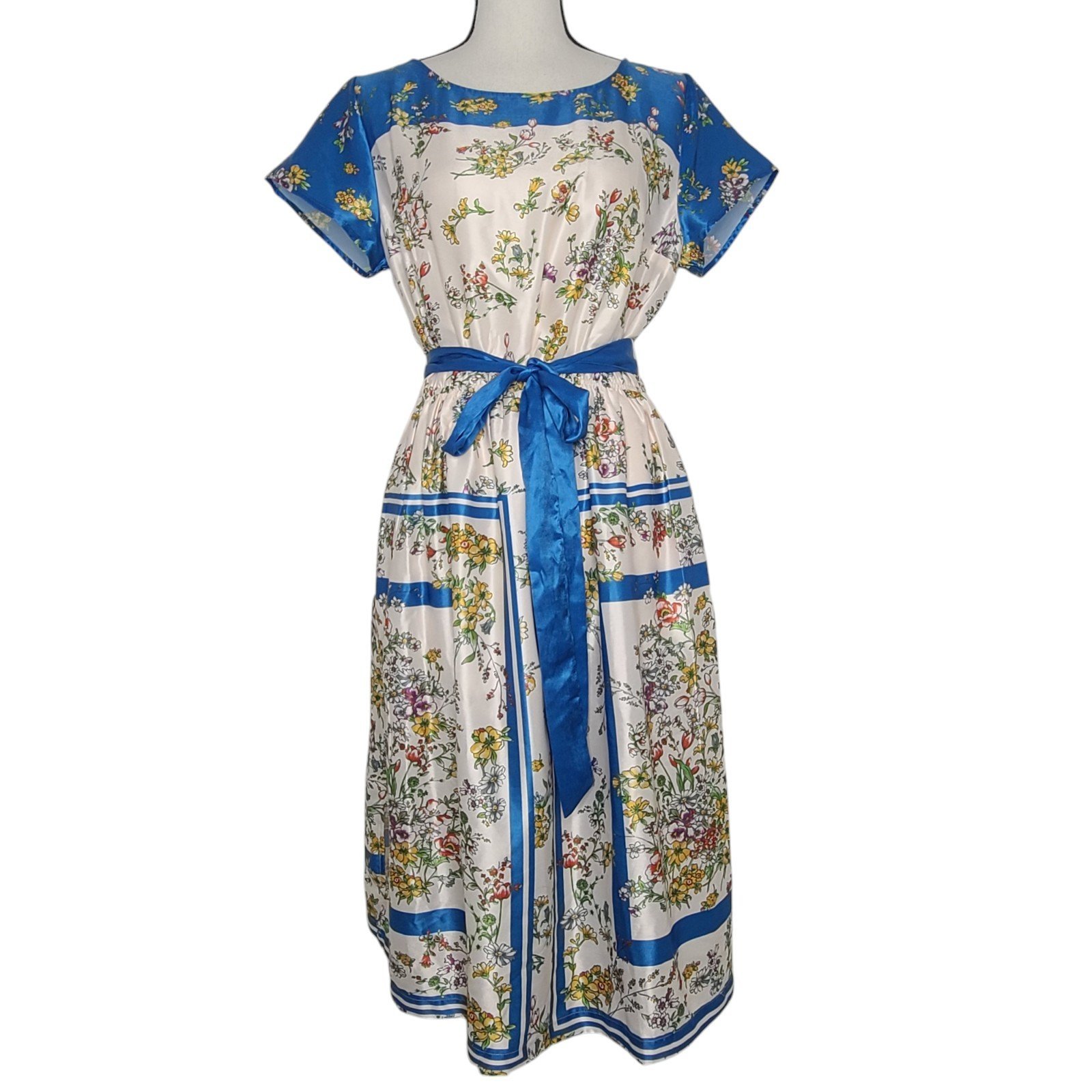 Modcloth Sunlit Reverie Floral Dress Large NWT 109