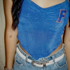UF University of Florida Gators Game Day Halter Tie Top