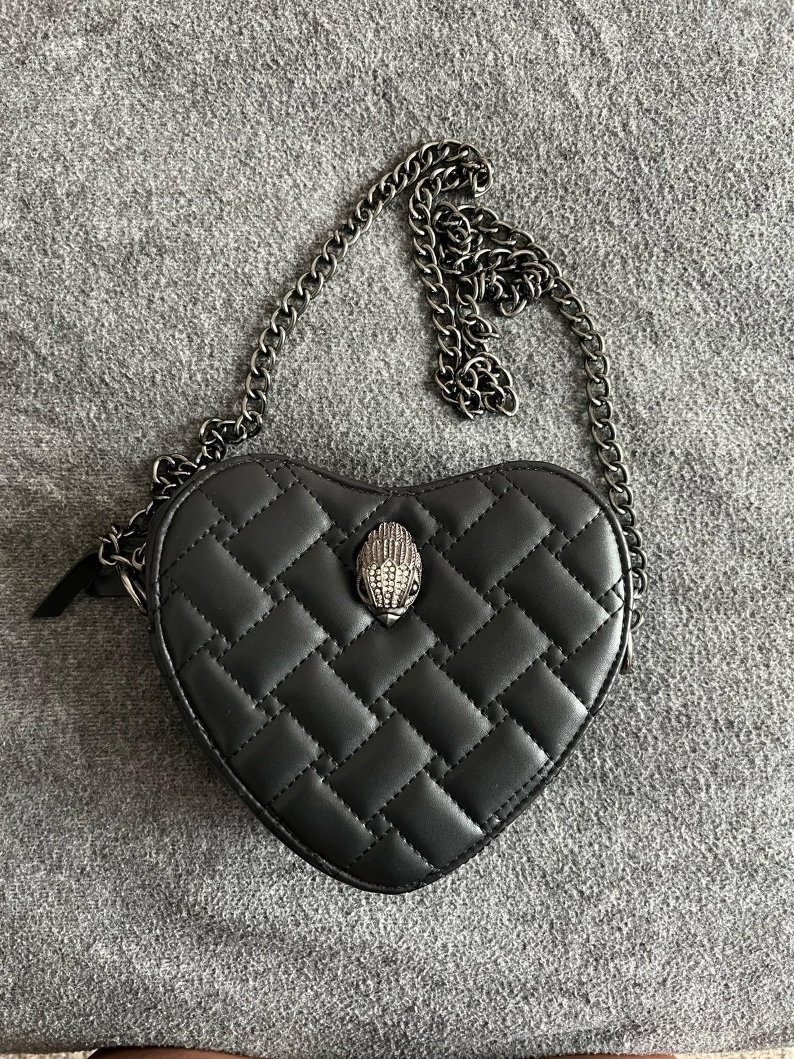 Kensington Heart Shaped Crossbody Black
