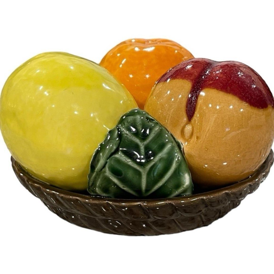 Vintage Jay Willfred Fruit Bowl Plate Home Decor 3D Ceramic Collector Portugal