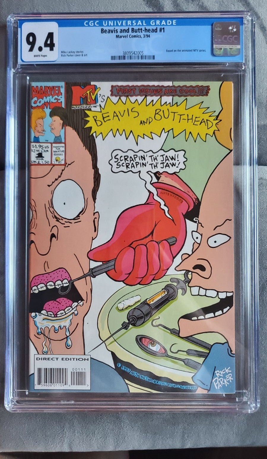 Beavis and butthead #1 RARE 2nd print