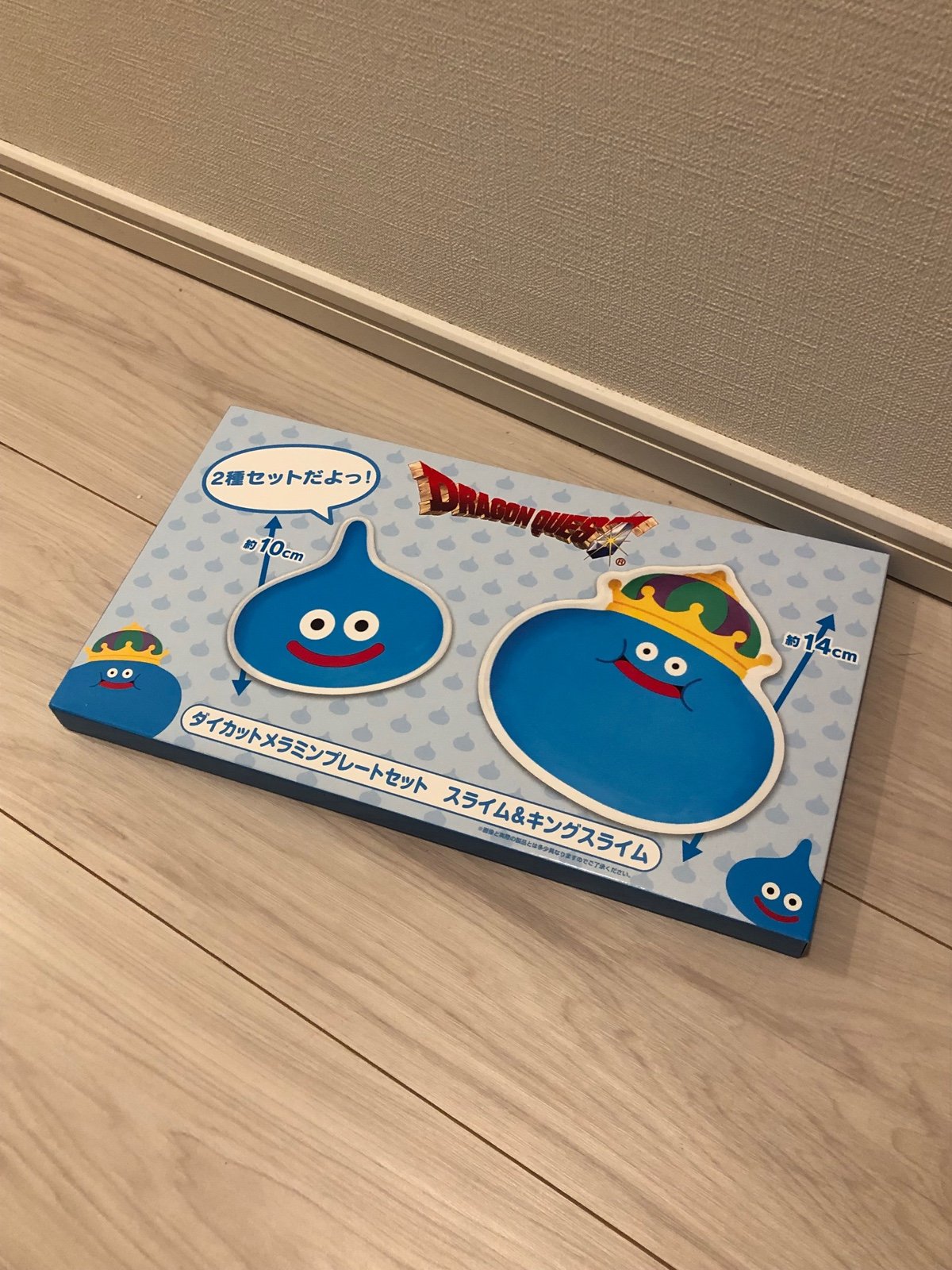 Dragon Quest Plate Set Slime & King Slime