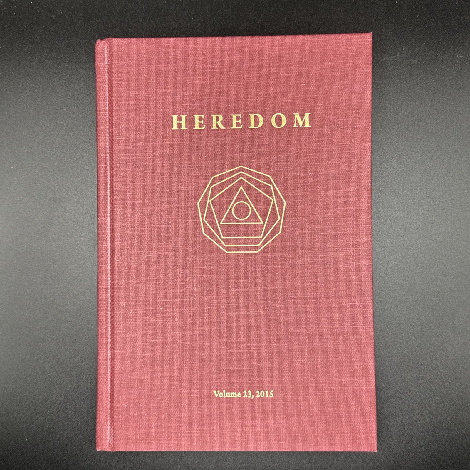 Heredom The Transactions of the Scottish Rite Research Society Volume 23, 2015