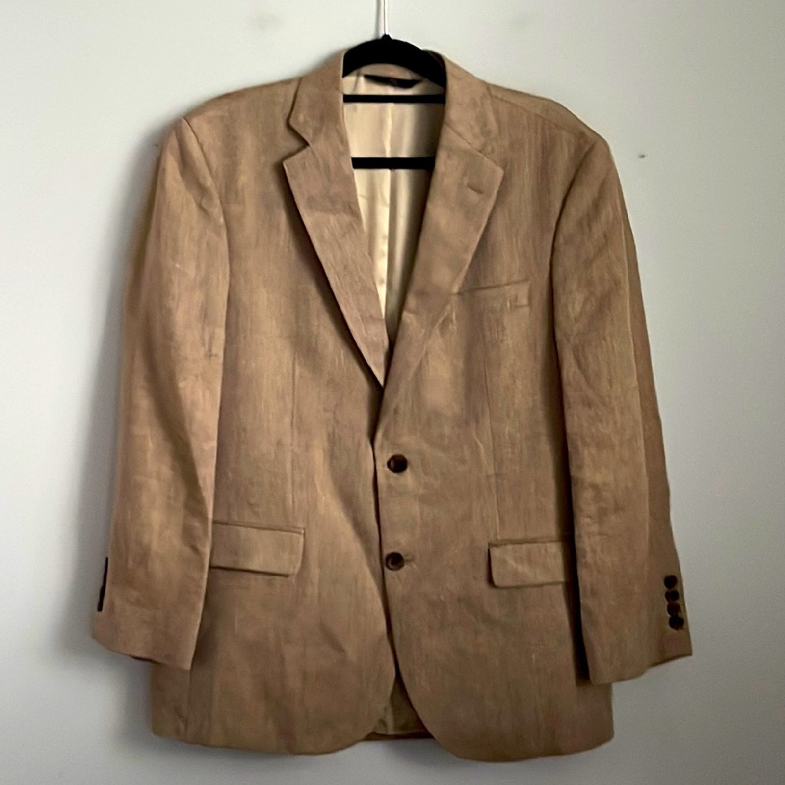 Brooks Brothers 346 Madison Fit 100% linen two button two vent sport coat blazer
