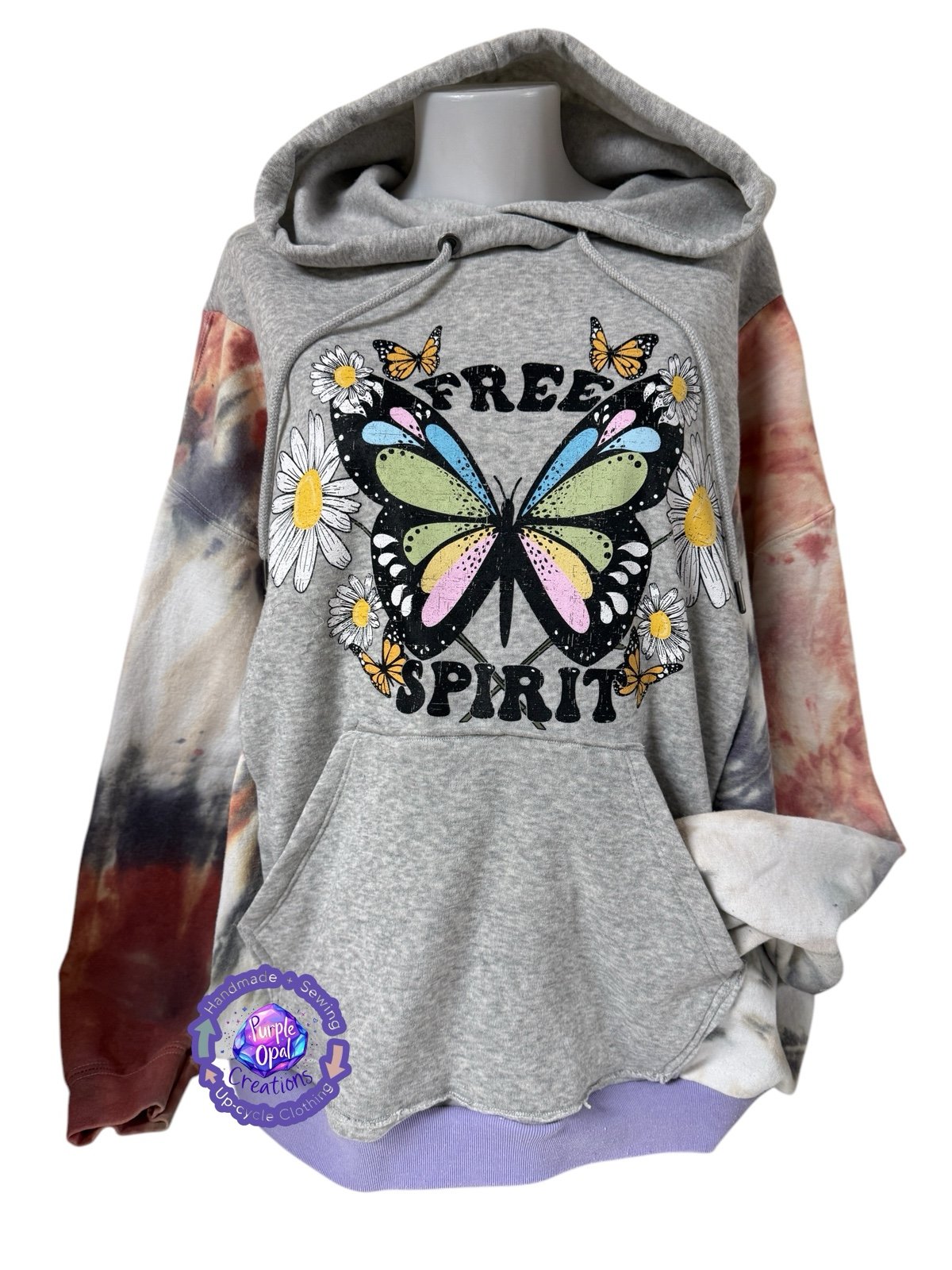 Reworked/up-cycled hoodie