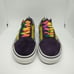 Vans Off The Wall Multicolor Tie Dye Skateboard Shoes Sneakers Men's Size 9 Wome