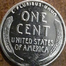(DDO) 1943-S, LINCOLN steel Cent wheat penny.