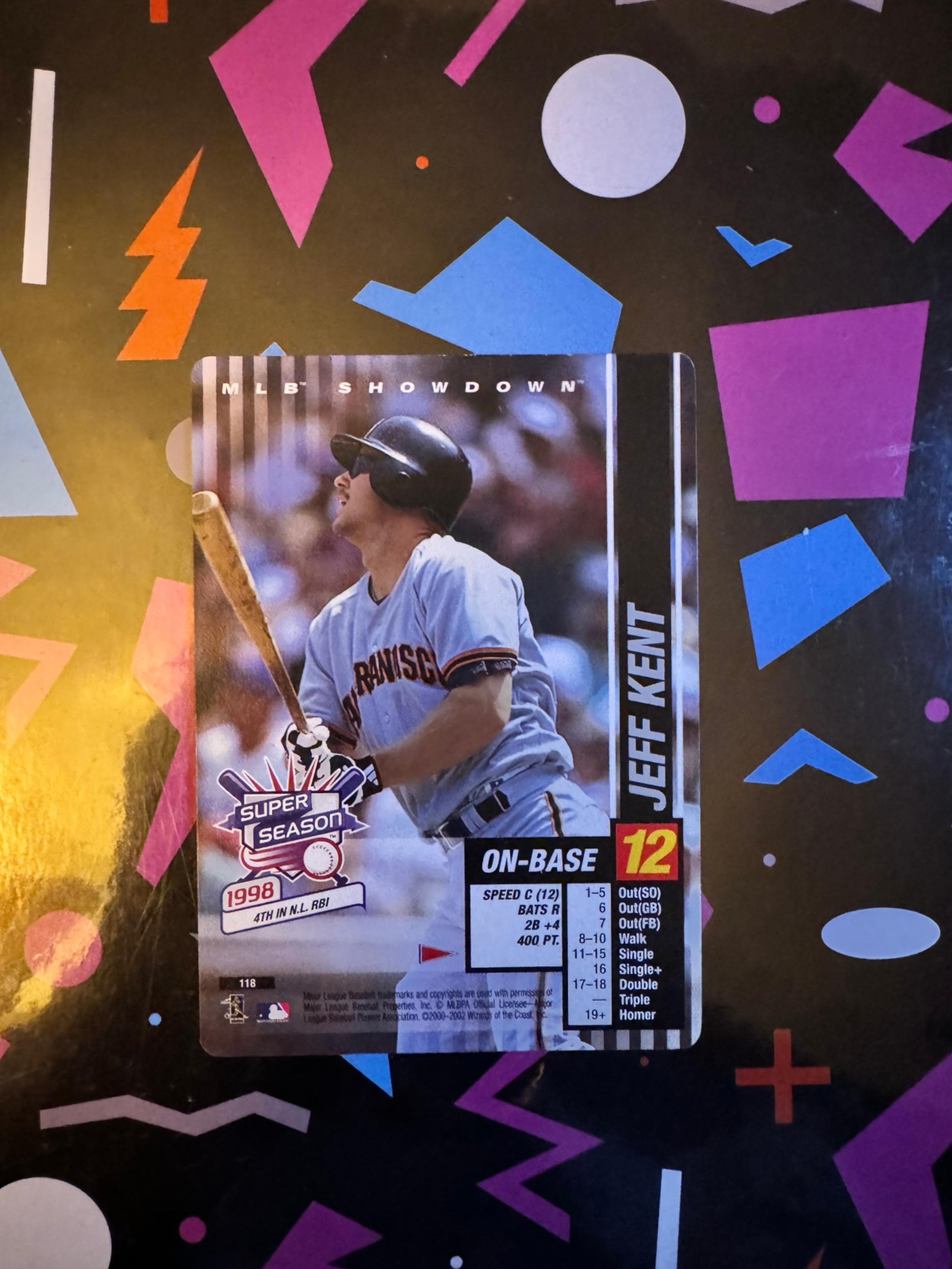 Jeff Kent MLB Showdown 2002 Super Season Pennant Run San Francisco