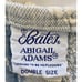 Bates Abigail Adams Queen Matelesse Bedspread 88” X 106” Blue Excellent Cond.