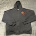 Walt Disney World Sweater Mens Medium Black Full Zip Sweatshirt 2008 Embroidered