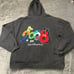 Walt Disney World Sweater Mens Medium Black Full Zip Sweatshirt 2008 Embroidered