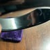 Vintage Black Asymmetric Bakelite Chunky Bangle 1930s-50s