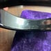Vintage Black Asymmetric Bakelite Chunky Bangle 1930s-50s